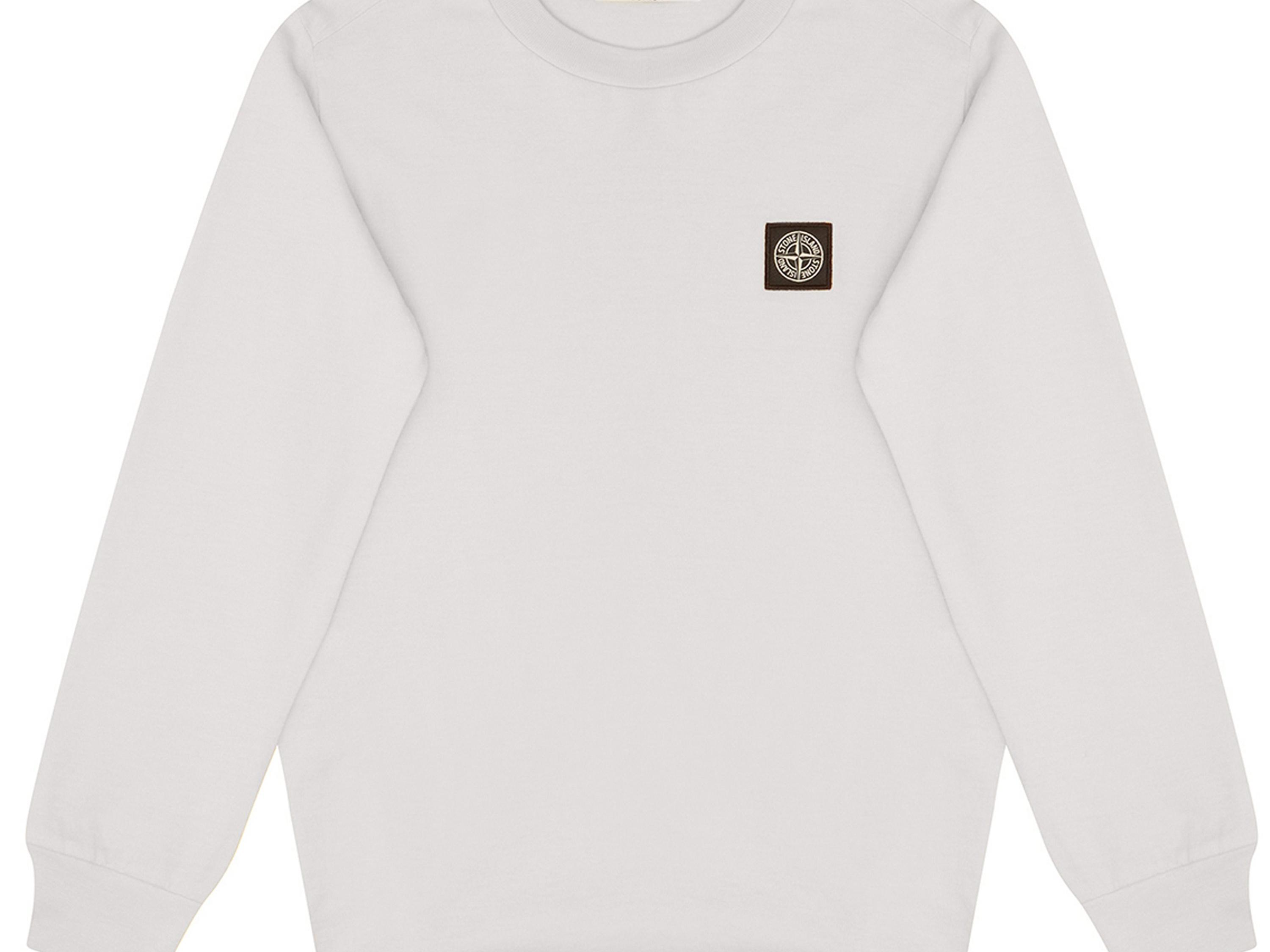 Stone Island | Boys' Logo Cotton Long Sleeve Badge T-Shirt Stone Island | Boys' Logo Cotton Long Sleeve Badge T-Shirt